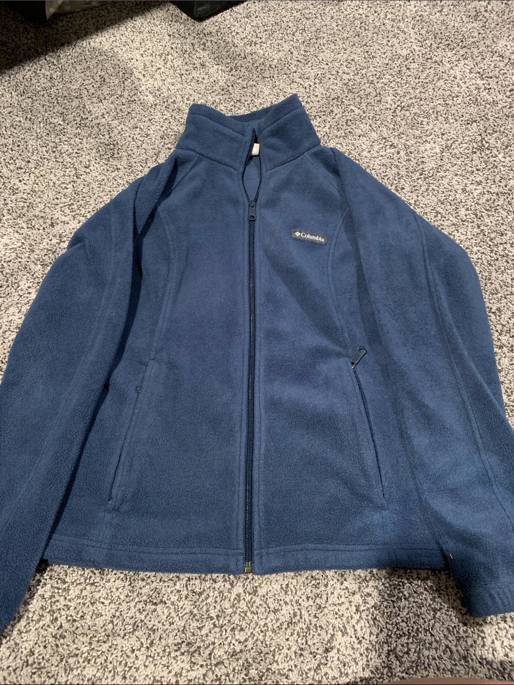 Columbia Woman’s Deep Blue Full-Zip Fleece Jacket